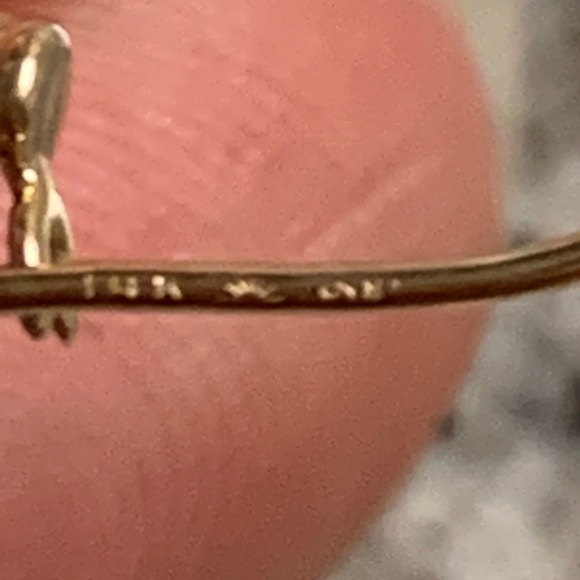 ❌SOLD❌14K Vintage Yellow Gold Hoops 💙💙 - Picture 11 of 12